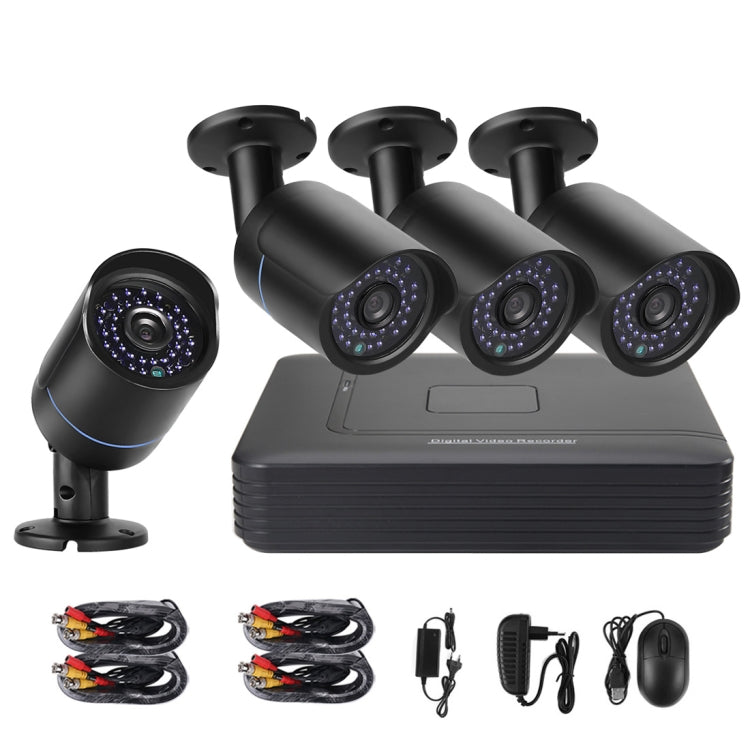 A4B5-Mini 4 Channel 720P 1.0 Mega Pixel 4 x Bullet AHD Cameras AHD DVR Kit, Support Night Vision / Motion Detection, IR Distance: 20m, A4B5-Mini Kit A4B5-Mini 4 Channel 720P 1.0 Mega Pixel 4 x Bullet AHD Cameras AHD DVR Kit, Support Night Vision / Motion Detection, IR Distance: 20m, A4B5-Mini Kit